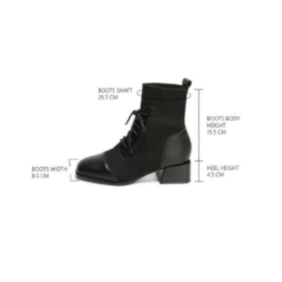 US Size 10, EU Size 41 C. Paravano Black Boots Mesh Combat Boots Womens Shoes - Picture 8 of 13
